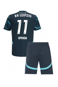 Fotbalové Dres RB Leipzig Lois Openda #11 Dětské Třetí Oblečení 2024-25 Krátký Rukáv (+ trenýrky)